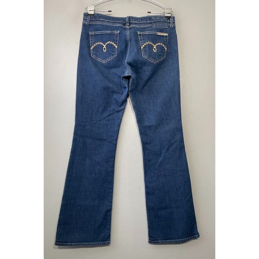 Mavi Molly Womens Size 31 32 Organic Cotton Denim Boot Cut Blue Jeans Festival
